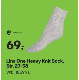 XXL Sport Line one heavy knit sock, str. 27-38 tilbud