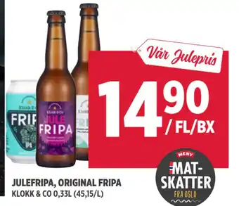 Jacobs Julefripa, original fripa tilbud