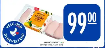 Rema 1000 Kylling lårfilet tilbud