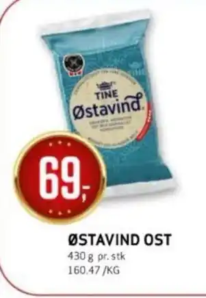 Bunnpris ØSTAVIND OST tilbud