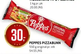 Bunnpris PEPPES PIZZABUNN tilbud