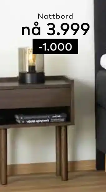 Skeidar Xov bolton nattbord tilbud