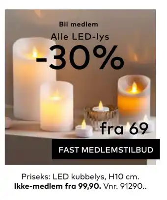 Skeidar Led kubbelys tilbud