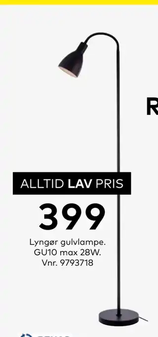 Skeidar Lyngør gulvlampe tilbud