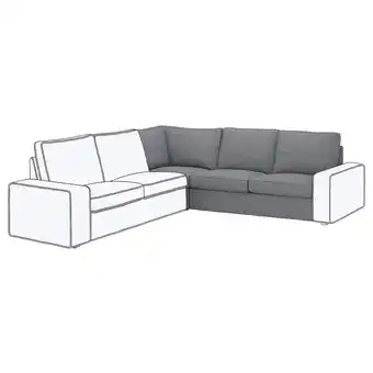 IKEA Kivik hjørnemodul, lejde grå/svart tilbud
