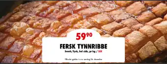 MaxiMat Svinesund FERSK TYNNRIBBE tilbud