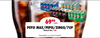 MaxiMat Svinesund PEPSI MAX/PEPSI/ZINGO/7UP tilbud