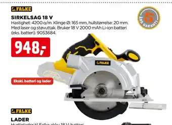 jem & fix Sirkelsag 18 v tilbud