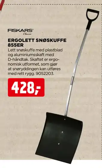 jem & fix Ergolett snøskuffe 855er tilbud