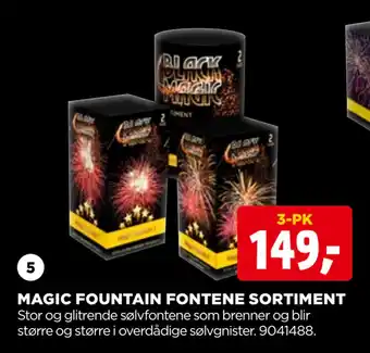 jem & fix Magic fountain fontene sortiment tilbud