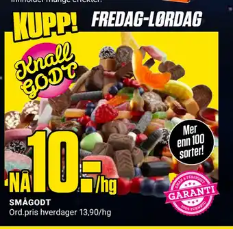 Europris Smågodt tilbud