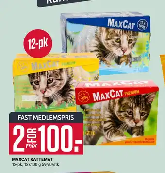 Europris Maxcat kattemat tilbud