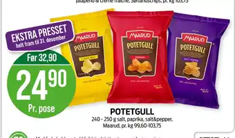 Kiwi Potetgull tilbud
