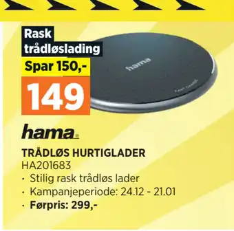 POWER Trådløs hurtiglader tilbud