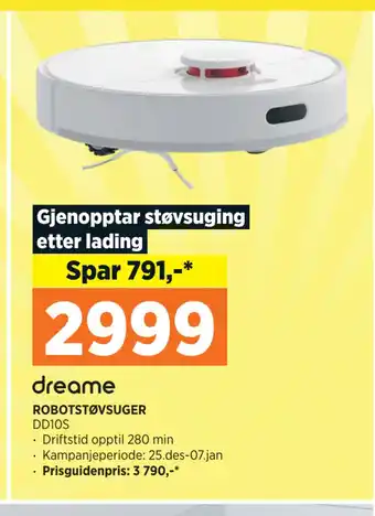 POWER Robotstøvsuger tilbud