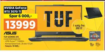 POWER Asus tuf gaming a15 tilbud
