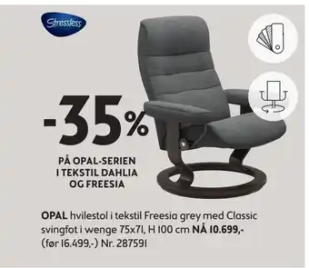 Bohus Opal hvilestol tilbud