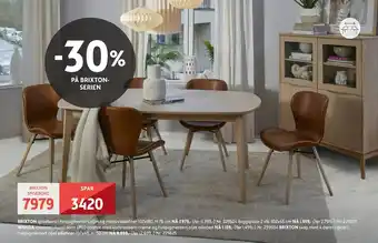 Bohus Brixton spisebord tilbud