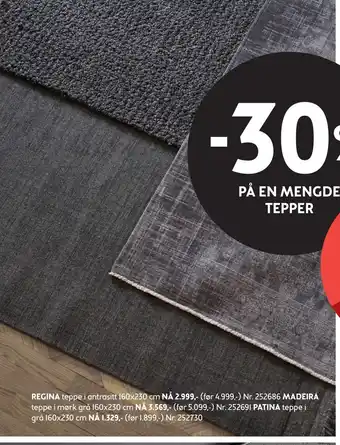Bohus Patina teppe i grå tilbud