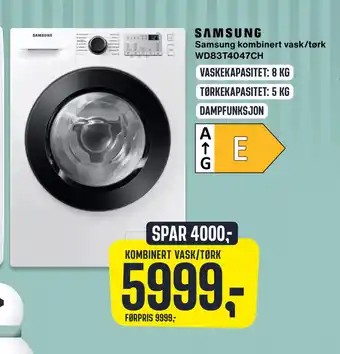 Skousen Samsung kombinert vask/tørk tilbud