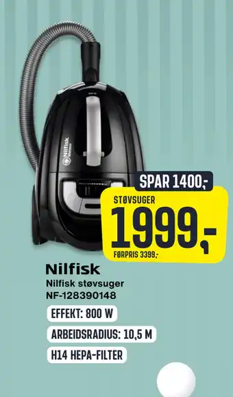 Skousen Nilfisk støvsuger nf-128390148 tilbud