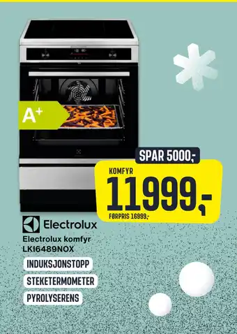 Skousen Electrolux komfyr lki6489nox tilbud