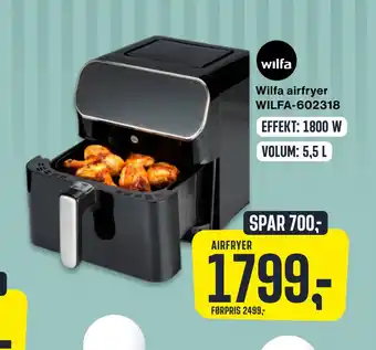 Skousen Wilfa airfryer wilfa-602318 tilbud