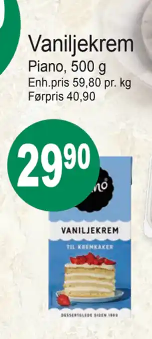 Vaniljekrem