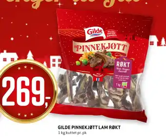 Bunnpris Gilde pinnekjøtt lam røkt tilbud