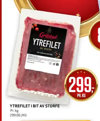 Bunnpris Ytrefilet i bit av storfe tilbud