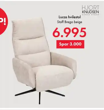Fagmøbler Lucas hvilestol tilbud
