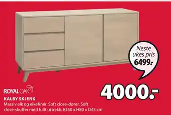 JYSK Kalby skjenk tilbud