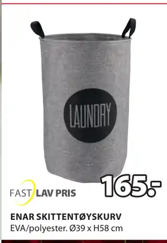 JYSK Enar skittentøyskurv tilbud