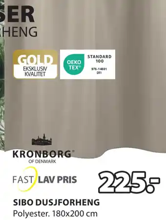 JYSK Sibo dusjforheng tilbud