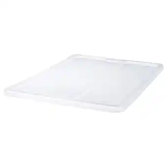 IKEA Samla lokk til kasse 55/130 l, transparent tilbud