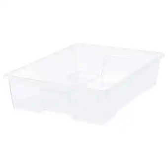 IKEA Samla kasse, transparent, 78x56x18 cm/55 l tilbud