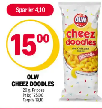 Coop Extra OLW CHEEZ DOODLES tilbud
