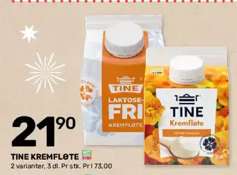 Matkroken TINE KREMFLØTE tilbud