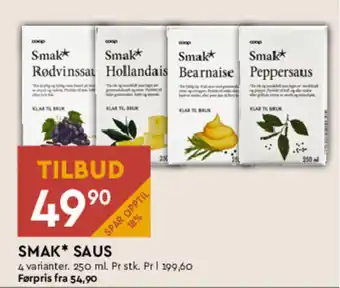 Coop Mega SMAK* SAUS tilbud