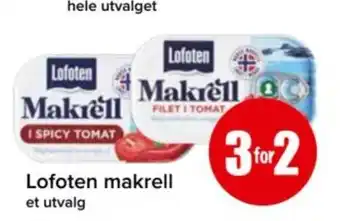 Spar Lofoten makrell tilbud