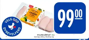 Rema 1000 KYLLING LÅRFILET tilbud