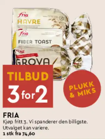 Coop Mega FRIA tilbud