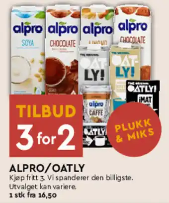 Coop Mega ALPRO/OATLY tilbud