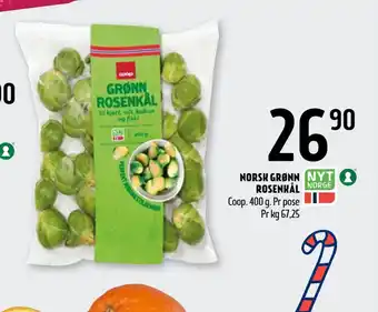 Coop Prix Norsk grønn rosenkål tilbud