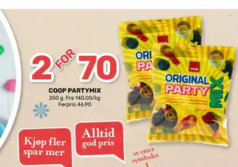 Coop Marked Coop partymix tilbud