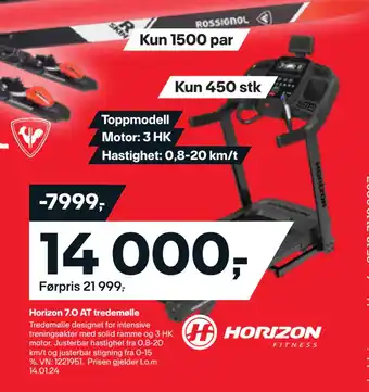 XXL Sport Horizon 7.o at tredemølle tilbud