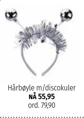 Nille Hårbøyle m/discokuler tilbud