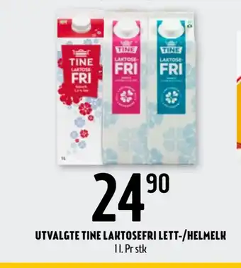 Coop Prix Utvalgte tine laktosefri lett-/helmelk tilbud