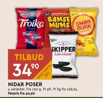 Coop Mega Nidar poser tilbud