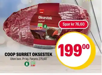 Coop Extra Coop oksestek tilbud